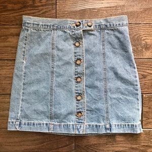Forever 21 | Denim Button Front Skirt